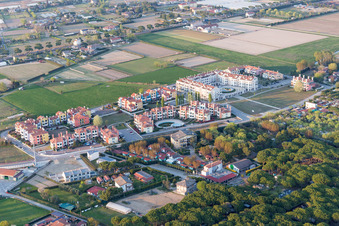 Cavallino-Treporti im Bundesland Venetien, Italien von oben