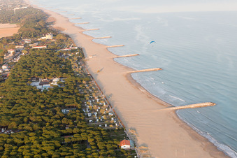 Luftaufnahme von Ca' Pasquali im Bundesland Venetien, Italien