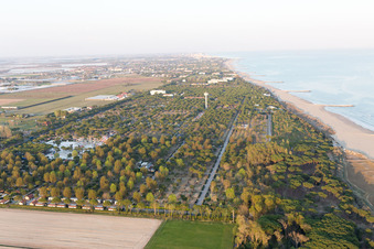 Schrägluftbild von Ca' Ballarin im Bundesland Venetien, Italien