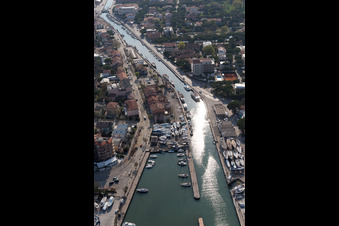 Milano Marittima im Bundesland Emilia-Romagna, Italien vom Flugzeug aus