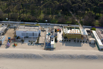 Luftaufnahme von Zadina Pineta im Bundesland Emilia-Romagna, Italien