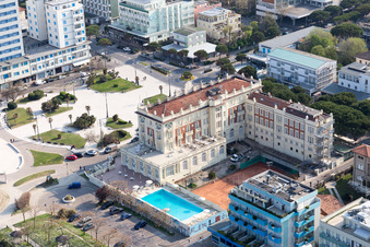 Cesenatico im Bundesland Forlì-Cesena, Italien aus der Luft