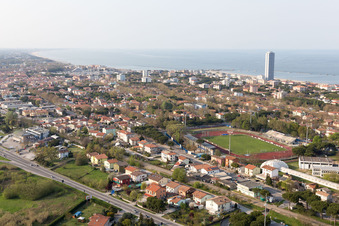 Case Lontani im Bundesland Emilia-Romagna, Italien von oben