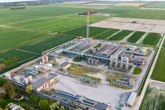 Casalborsetti im Bundesland Emilia-Romagna, Italien von einer Drohne aus