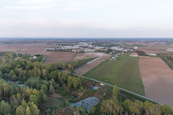 Luftaufnahme von Al Casale in Codroipo im Bundesland Udine, Italien