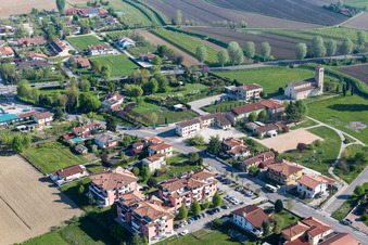 Kirchengebäude der Abbey Summaga in Summaga in Venetien in Portogruaro im Bundesland Metropolitanstadt Venedig, Italien