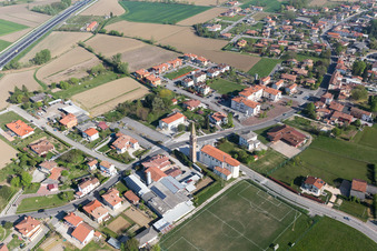 Luftbild von Giai im Bundesland Venetien, Italien