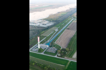 Vajont im Bundesland Pordenone, Italien aus der Luft