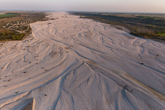 Vajont im Bundesland Pordenone, Italien vom Flugzeug aus