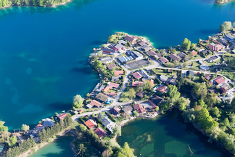 Beinheim im Bundesland Bas-Rhin, Frankreich von der Drohne aus gesehen