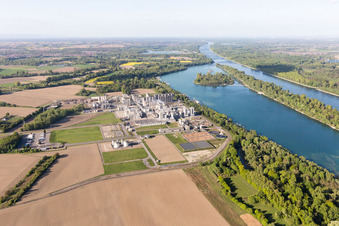 Beinheim im Bundesland Bas-Rhin, Frankreich von oben