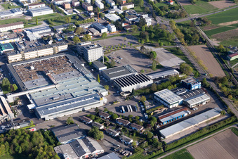 Luftbild von Schaeffler Automotive in Bühl im Bundesland Baden-Württemberg, Deutschland