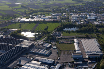 Bühl. Industriegebiet im Ortsteil Vimbuch im Bundesland Baden-Württemberg, Deutschland