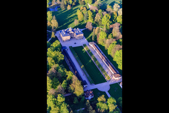 Schloß Favorite im Ortsteil Förch in Rastatt im Bundesland Baden-Württemberg, Deutschland