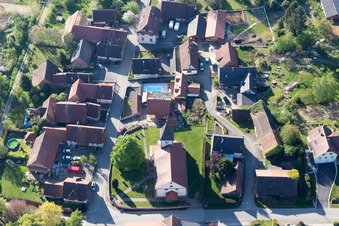 Cleebourg im Bundesland Bas-Rhin, Frankreich von oben