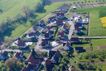 Cleebourg im Bundesland Bas-Rhin, Frankreich aus der Luft