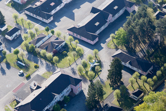 Drohnenbild von Drachenbronn-Birlenbach im Bundesland Bas-Rhin, Frankreich