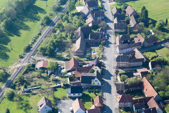 Uttenhoffen im Bundesland Bas-Rhin, Frankreich von oben