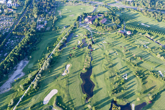 Luftbild von Ortsteil Beiertheim-Bulach in Karlsruhe im Bundesland Baden-Württemberg, Deutschland