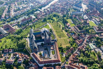 Luftbild von Kloster Michaelsberg in Bamberg im Bundesland Bayern, Deutschland