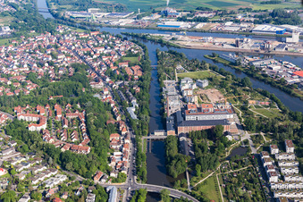 Erbainsel in Bamberg im Bundesland Bayern, Deutschland