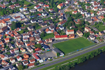 Sportplatz des FC Bischberg e.V im Bundesland Bayern, Deutschland