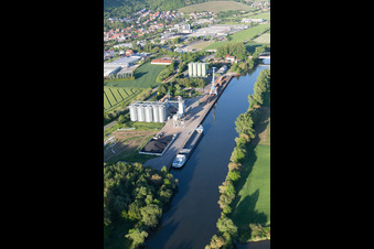 Luftbild von Schmachtenberg Industriegebiet in Zeil am Main im Bundesland Bayern, Deutschland