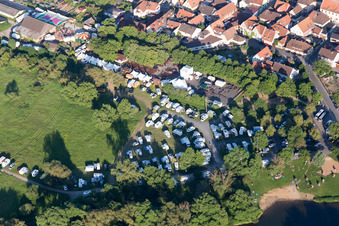 Nordheim am Main im Bundesland Bayern, Deutschland vom Flugzeug aus