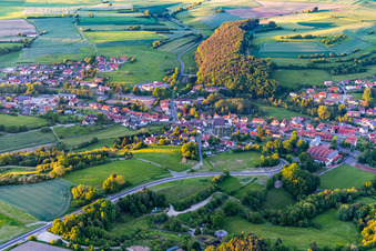 Luftbild von Ortsteil Trossenfurt in Oberaurach im Bundesland Bayern, Deutschland