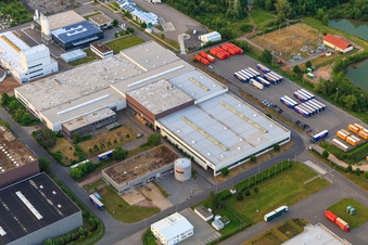 Luftaufnahme von K2 Verpackungen GmbH & Co. KG in Offenbach an der Queich im Bundesland Rheinland-Pfalz, Deutschland