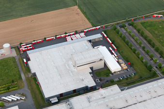 Luftbild von Tricor in Offenbach an der Queich im Bundesland Rheinland-Pfalz, Deutschland