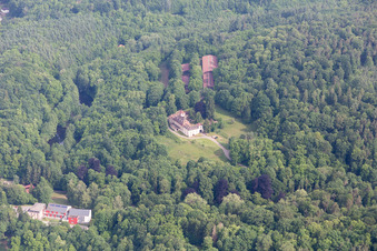 Luftaufnahme von Rott im Bundesland Bas-Rhin, Frankreich