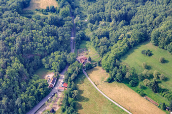 Platz der ersten europäischen Vereinigung im Ortsteil Sankt Germanshof in Bobenthal im Bundesland Rheinland-Pfalz, Deutschland