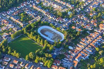 Bahnrad-Rennbahn Dudenhofen im Bundesland Rheinland-Pfalz, Deutschland
