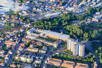 Luftbild von Florhof An d. Baumwollspinnerei in Speyer im Bundesland Rheinland-Pfalz, Deutschland