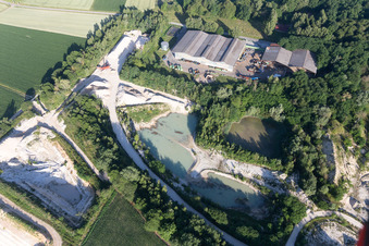 Riedseltz im Bundesland Bas-Rhin, Frankreich von einer Drohne aus