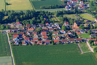 Neubaugebiet Seltzer Ring im Ortsteil Kleinsteinfeld in Niederotterbach im Bundesland Rheinland-Pfalz, Deutschland