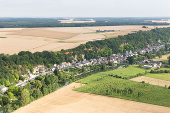 Saint-Rimay im Bundesland Loir-et-Cher, Frankreich von oben