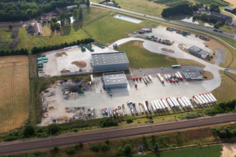 Luftbild von Saint-Amand-Longpré im Bundesland Loir-et-Cher, Frankreich