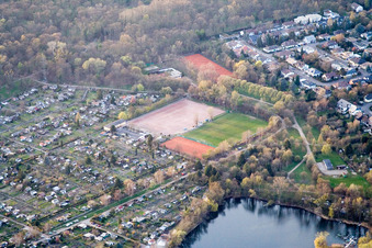 Luftbild von MFC 08 im Ortsteil Niederfeld in Mannheim im Bundesland Baden-Württemberg, Deutschland