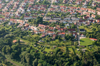 Luftbild von Riedlingen, Rambergsiedlung in Donauwörth im Bundesland Bayern, Deutschland