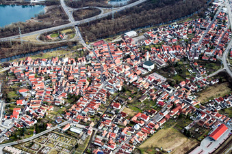 Alt-Wörth in Wörth am Rhein im Bundesland Rheinland-Pfalz, Deutschland
