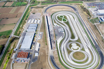 Wörth am Rhein, Daimler LKW Testgelände im Bundesland Rheinland-Pfalz, Deutschland