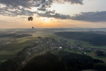 Luftbild von Ortsteil Zoznegg in Mühlingen im Bundesland Baden-Württemberg, Deutschland
