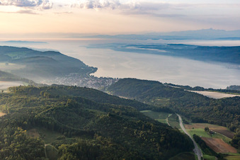 Ortsteil Ludwigshafen in Bodman-Ludwigshafen im Bundesland Baden-Württemberg, Deutschland aus der Luft betrachtet