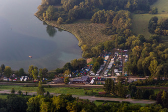 Campingplatz Schachenhorn im Ortsteil Ludwigshafen in Bodman-Ludwigshafen im Bundesland Baden-Württemberg, Deutschland