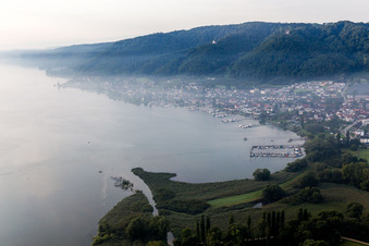 Ortsteil Bodman in Bodman-Ludwigshafen im Bundesland Baden-Württemberg, Deutschland von oben