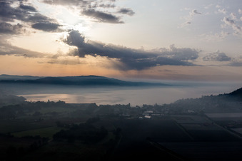 Ortsteil Bodman in Bodman-Ludwigshafen im Bundesland Baden-Württemberg, Deutschland aus der Vogelperspektive
