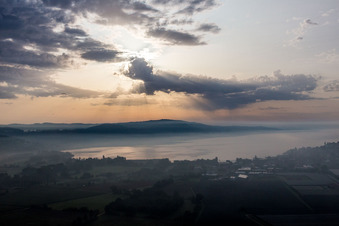 Ortsteil Bodman in Bodman-Ludwigshafen im Bundesland Baden-Württemberg, Deutschland aus der Luft betrachtet