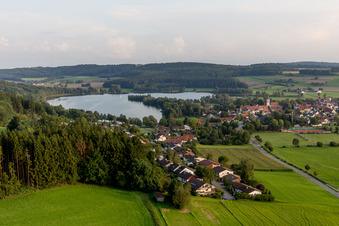 Luftbild von Illmensee im Bundesland Baden-Württemberg, Deutschland